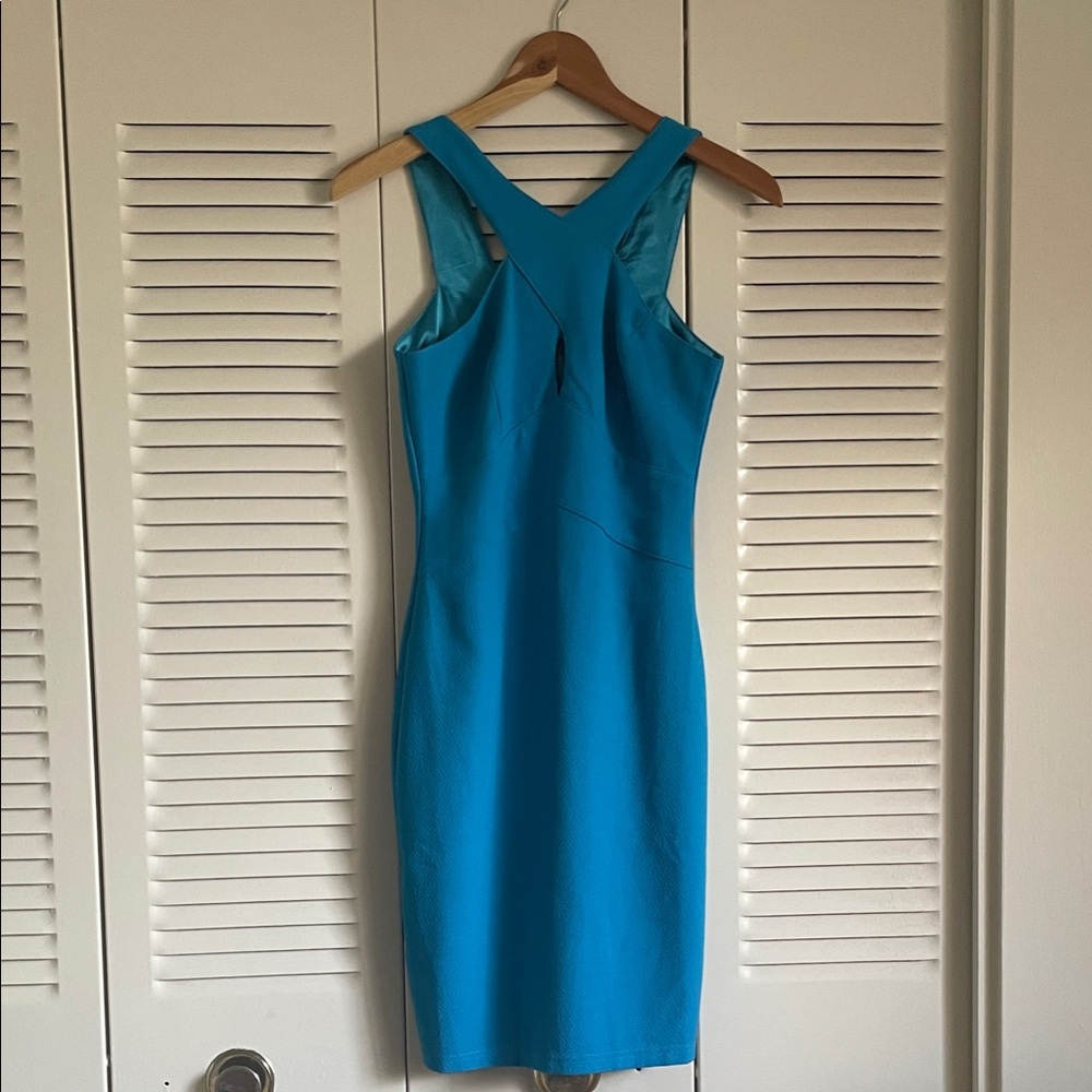 Fresh Soul - Vibrant Blue - Cross Front Dress